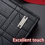 1Pc Elegant Pu Leather Large Capacity Slim Design Wallet With Multi-Card Slots, Ideal Gift For Men - Image 10