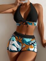 New European And American Bikini Holiday Split Beach Bikini