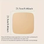 50Pcs Square Air Fryer Parchment Paper Liners, Oil-Proof, Water-Resistant, Non-Stick, Easy Cleanup, Microwave & Oven Safe, Ideal For Baking, Roasting, With Commercial Kitchen Supplies, Cooking Liner | Nonstick Liner | Waterresistant Material, Air Fryer Liners - Image 2