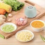 250Ml Electric Mini Garlic Chopper Usb Meat Grinder Garlic Crusher Sturdy Ginger And Vegetable Crusher With Safety Switch, Thickened, Chopper - Image 4