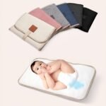 1Pc Portable Foldable Diaper Changing Mat For Baby - Mixed Color, Polyester Fiber - Image 4
