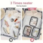 Medicine-Themed High Quality Pvc Zippered Cosmetic Bag For Women & Girls - Large Capacity Lightweight Travel Organizer, Easy Wipe-Clean Toiletry Bag With Fade-Resistant Design, Tsa-Approved For Daily Use & Trips, Toiletry Travel Bag - Image 5