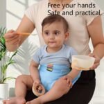 1Pc Children'S Dining Safety Belt For High Chairs, Foldable And Adjustable Buckle Design, Protective Gear For Babies Aged 0-3 Years During Travel, Outings, And Family Meals - Image 2