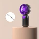 1 Mini Fan With Three Wind Speeds And Lanyard, Available In Various Colors, Party Gift - Image 5