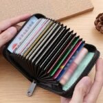 1Pc Men'S Casual Faux Leather Wallet & Business Card Case, Black, Universal, Pu Material, Smooth, Durable, Multi-Purpose, Large Capacity, With Multi-Card Slot, Id Card Bag, Zipper Pocket, Stylish, Safe, Anti-Degaussing, For Daily Use, Travel, Gift - Image 7