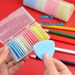 10Pcs Erasable Fabric Tailor Chalk Set, Multicolor Sewing Pattern Marking Tool, Clothing Patchwork Diy Needlework Accessories In Box - Image 2