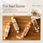 Educational Wooden Animal Shape Matching Toy With Rotating Rattles ? Hand-Eye Coordination And Cognitive Development, Colorful Puzzle For Youngsters, Ideal Christmas Gift - Image 10