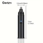 Gertzy Ear And Nose Hair Trimmer For Men Rechargeable - Usb Electric Nose Hair Trimmer For Women - Painless Eyebrow Facial Hair Removal Nose Clipper, Father'S Day Gift - Image 2