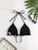 Adult Women'S Solid Color One-Piece Bikini Top - Image 2