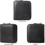 1Pc Casual Accordion Wallet, Faux Leather, Small, With Zipper, 20 Card Slots, For Women Or Men - Image 7