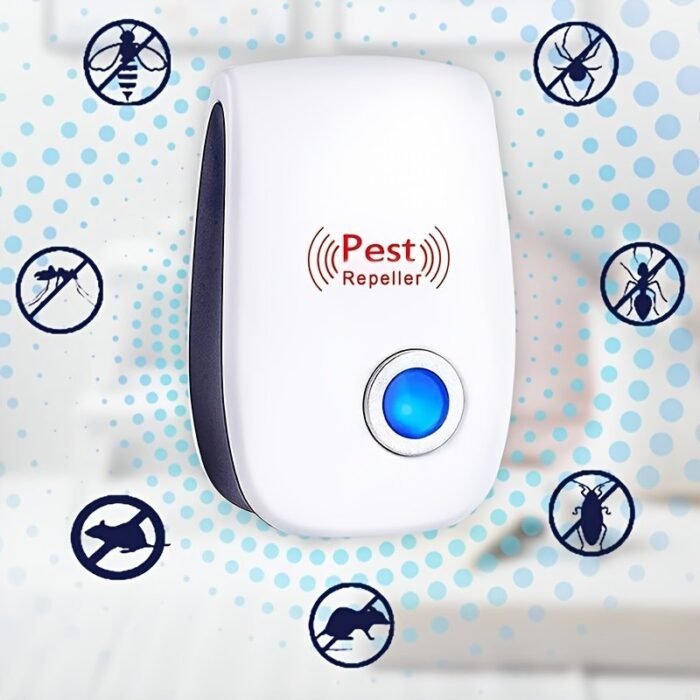 2Pcs Soundwave Technology Pest Repeller - Indoor Insect & Rodent Control, Ideal For Home, Kitchen, Office, Hotel, Warehouse - Image 6