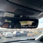 1Pc I Love You Drive Safe Mirror Decal, Rearview Mirror Car Decals For Women, Vinyl Decal - Image 6