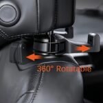 1Pc Adjustable Car Seat Phone Holder With Headrest Mount - Durable Abs Material, Waterproof, Auto Vehicle Compatible, Secure Grip For Road Trips And Commuting, Phone Holder For Car - Image 8
