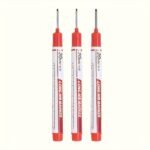 1/3Pcs/Set Long Head Markers Bathroom Woodworking Decoration Multi-Purpose Deep Hole Marker Pens Red/Black/Blue/Green Ink Oil Markers Pens Waterproof Multi-Purpose Deep Hole Marker Pen - Image 5