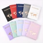 1Pc/2Pcs/4Pcs Couple Passport Bag Travel Passport Protective Case Solid Color Minimalist Id Protective Case Travel Wallet Multi-Functional Passport Holde - Image 8