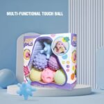 6Pcs Youngsters Sensory Balls, Textured Hand Touch Massage Toys, Pvc Material, Non-Battery Operated, Assorted Colors, For Youngsters Ages 3-6 Years, Youngsters Toys