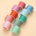 1Pc 0.8Mm Multicolor Thread, 45M/1771In Each Roll, Knot Thread For Diy Bracelet, Lace Crafting, Braiding Rope, Tassel And Beaded Jewelry Making - Image 12
