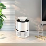 1Pc High-End Silent Electric Mosquito Lamp, Usb-Powered Portable Mosquito Repellent, Low Decibel, Safe & Non-Toxic, Ideal For Indoor & Outdoor Use, Camping & Garden Lighting, Mosquito Repellent Lamp | Modern Mosquito Lamp | Quiet Mosquito Lamp - Image 5