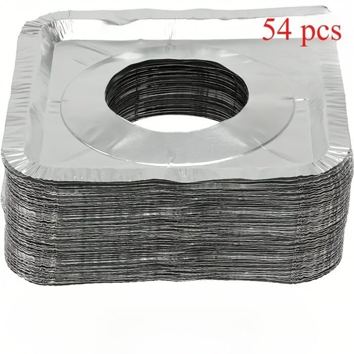 18Pcs/54Pcs Disposable Aluminum Foil Stove Burner Cover - Suitable For Gas And Electric Stoves, Keep The Stove Clean And Make Kitchen Cleaning Simple - Image 5
