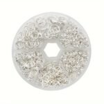 1Box O-Ring Connector Metal Open Jump Ring For Diy Handmade Bracelet Earrings Necklace Connector Rings - Image 5