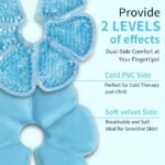 1Pc Reusable Hot & Cold Breast Relax Pad - Blue Pvc Gel-Filled Breastfeeding Comfort For Moms, Front & Back Design For Enhanced Support, Nursing Accessories | Personal Comfort Item | Textured Surface - Image 7