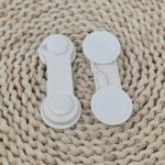 10Pcs Youngsters Safety Locks - Durable Abs Plastic, Phthalate-Free, White - Easy Install For Cabinets, Drawers & Fridges - Hand Pinch Protection, 8.99Cmx1.18 - Image 10