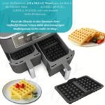 1/2Pcs Air Fryer Silicone Liners Non-Stick Reusable Air Fryer Waffle Baking Pan Waffle Mold For Ninja Af400Eu Af451Eu Sl400Eu Af500De Models And Many Other Air Fryers Accessories - Image 6