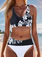 New Sexy Fresh Two-Piece Split Bikini Set, Fashionable Y Beachwear Swimwear - Image 2