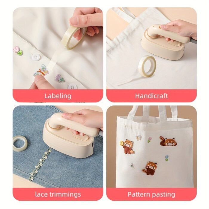 Double-Sided Adhesive Hem Tape For Fabric, 5M Roll - Easy No-Sew Hemming Strip, White, Waterproof, Iron-Free Pants & Clothing Hemming Tape - Image 9