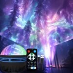 Aurora Borealis Northern Lights Projector - Usb-Powered Led Night Light With Remote Control, Dimmable & Color-Changing - Perfect For Game Room, Bedroom, Living Room Decor - Great Valentine'S Day Gift - Image 9