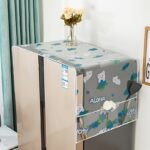 1Pc Multifunctional Drying Dust Cover With Side Pocket - Water And Oil Resistant, Easy To Clean, White Plastic, Simple Pattern, Effective Dust Control, Storage Bag, Easy To Clean Large Storage Capacity Replacement Parts For Dryer - Image 11