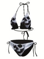 New Factory Wholesale European And American Fashion Printed Bikini Swimwear Show Sexy Curves - Image 4