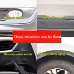 1Pc Car Scratch Repair Sponge - Restores Black Plastic To Pristine Condition, Polishing & Maintenance Wax For Tires And Surfaces, Durable Sponge Rubber For Car Care, Scratch Protector For Cars - Image 10