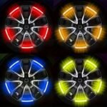 20Pcs Reflective Wheel Hub Stickers - Luminous Tire Rim Decals For Enhanced Safety, Fits Cars, Motorcycles & Bicycles
