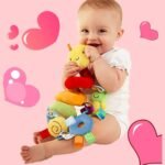 Youngsters'S Toy Cart Pendant Spiral Plush Ribbon Color Random Hanging Youngsters'S Pendant Bell Toys Thanksgiving Gift Christmas Gift Easter Gift Halloween Gift Ribbon Random - Image 5