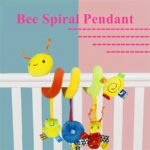 Youngsters'S Toy Cart Pendant Spiral Plush Ribbon Color Random Hanging Youngsters'S Pendant Bell Toys Thanksgiving Gift Christmas Gift Easter Gift Halloween Gift Ribbon Random