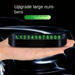 Car Dashboard Ornament Durable Abs Temporary Parking Phone Number Display Frame - Heat Insulated & Sun Protected, Easy-To-Move Design For Car Owners - Image 9