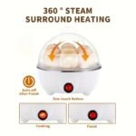 1Pc Egg Cooker Boiled Egg Cooker Round Egg Cooker Rings Breakfast Maker Egg Boiler Protein Breakfast Hard Boiled Egg Cooker Hard Boiled Eggs Egg Holder Forboiled Eggs Egg Boiler For Hardboiled Eggs Egg Steamer Forhard Boiled Eggs - Image 15