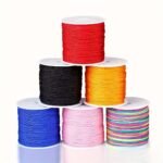 1Pc 0.8Mm Multicolor Thread, 45M/1771In Each Roll, Knot Thread For Diy Bracelet, Lace Crafting, Braiding Rope, Tassel And Beaded Jewelry Making - Image 8