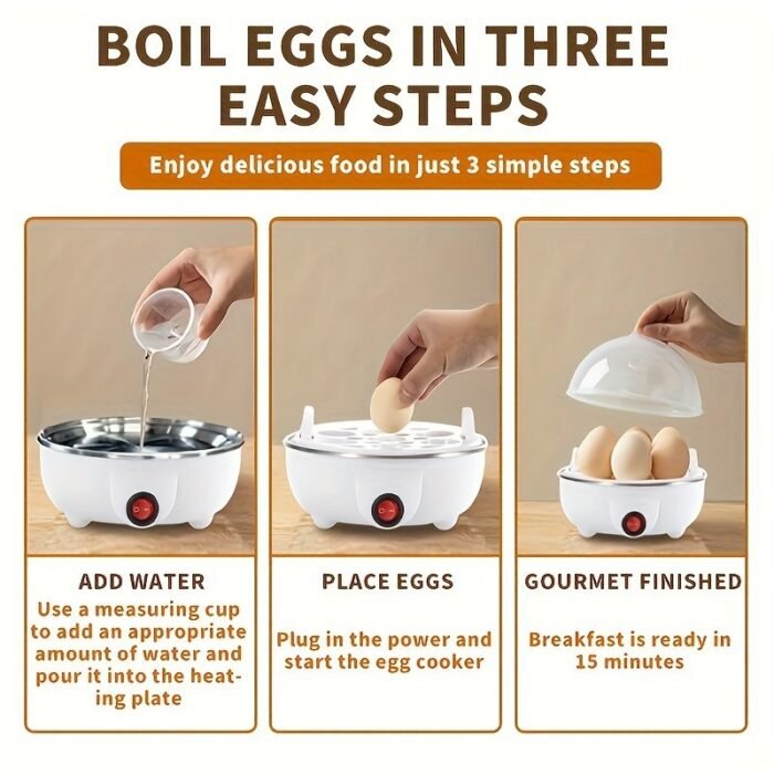 1Pc Egg Cooker Boiled Egg Cooker Round Egg Cooker Rings Breakfast Maker Egg Boiler Protein Breakfast Hard Boiled Egg Cooker Hard Boiled Eggs Egg Holder Forboiled Eggs Egg Boiler For Hardboiled Eggs Egg Steamer Forhard Boiled Eggs - Image 10