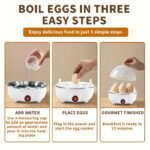 1Pc Egg Cooker Boiled Egg Cooker Round Egg Cooker Rings Breakfast Maker Egg Boiler Protein Breakfast Hard Boiled Egg Cooker Hard Boiled Eggs Egg Holder Forboiled Eggs Egg Boiler For Hardboiled Eggs Egg Steamer Forhard Boiled Eggs - Image 9