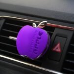 1 Pink Apple-Shaped Car Air Freshener With Floral Scent - Decorative Vent Clip Design, Includes Fragrance Insert, Ideal For Vehicle Interior Accessories, Vehicle Interior Scent|Apple Shaped Design|Durable Air Freshener - Image 4