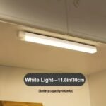 1Pc Wireless Led Motion Sensor Light Strip - Rechargeable Magnetic Night Light For Rvs, Kitchens, Wardrobes & Hallways, Usb-Powered, Energy-Efficient, Easy Installation, Low Voltage, 400Mah Battery, Polymer Material, Rechargeable Motion Sensor Light Rv Interior Lighting - Image 7