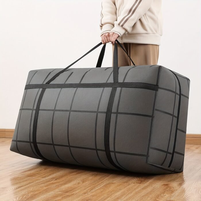 1Pc Portable Storage Bag, Large Capacity Travel Bag, Handling Bag, With Handle, Suitable For Quilt, Clothing, Clothes, And Other Items Storage - Image 8