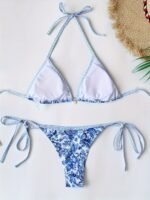 Blue And White Porcelain Women'S Fashion Bikini Swimsuit - Image 5