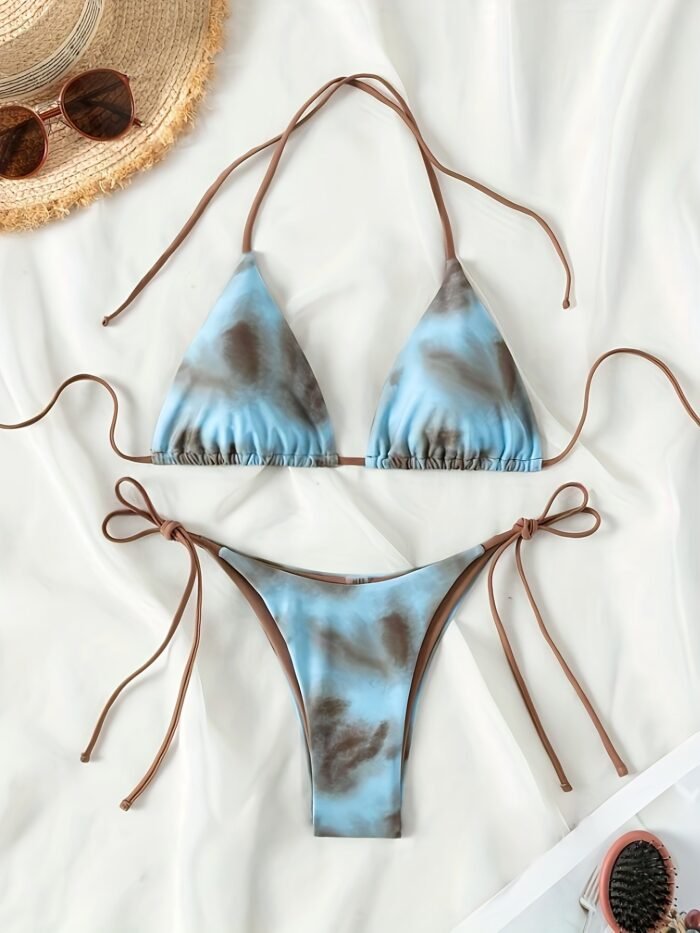 New Fashion Printed Women'S Beach Bikini Two-Piece Set - Image 1