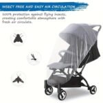 White Stretchy Mosquito Net For Strollers And Cribs - Breathable Polyester, Durable & Easy To Install, Ideal For Outdoor & Indoor Use, Outdoor Protection|Transparent Design|Durable Fabric - Image 3