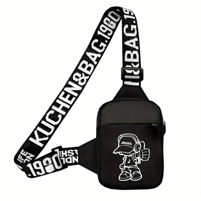 Men'S Small Chest Bag Fashion Crossbody Bag Casual Sling Bag For Travelling Hiking Lightweight Small Sport Waist Bag - Image 1
