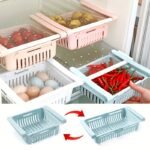 1Pc Refrigerator Multifunctional Layered Refrigerator Shelves Fresh Divider Shelf Kitchen Refrigerator Storage - Image 2