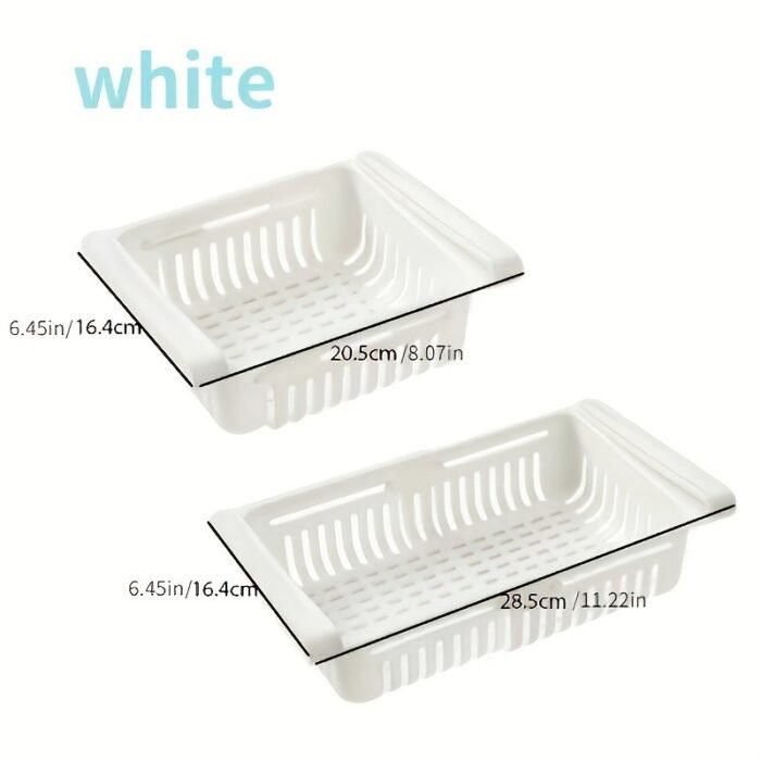 1Pc Refrigerator Multifunctional Layered Refrigerator Shelves Fresh Divider Shelf Kitchen Refrigerator Storage - Image 6
